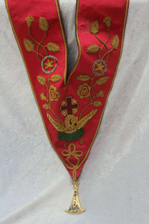 Masonic regalia Masonic collar with Jewel