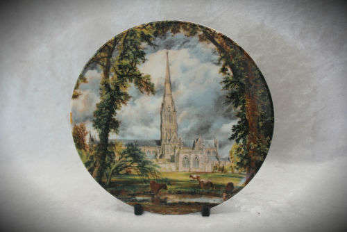 Vintage POOLE Porcelian Plate SALISBURY CATHEDRAL by John Constable 11.6.1776 31.3.1837 England