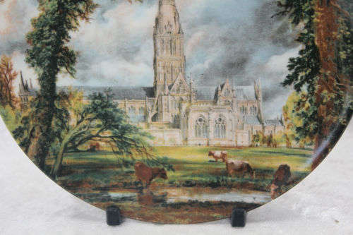 Vintage POOLE Porcelian Plate SALISBURY CATHEDRAL by John Constable 11.6.1776 31.3.1837 England