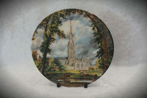 Vintage POOLE Porcelian Plate SALISBURY CATHEDRAL by John Constable 11.6.1776 31.3.1837 England