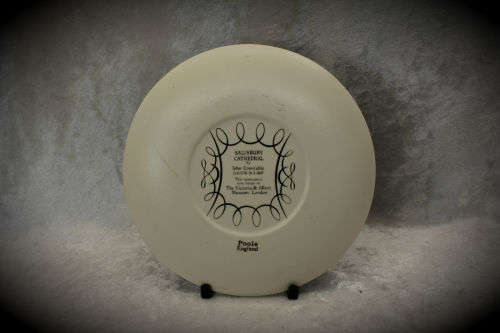 Vintage POOLE Porcelian Plate SALISBURY CATHEDRAL by John Constable 11.6.1776 31.3.1837 England