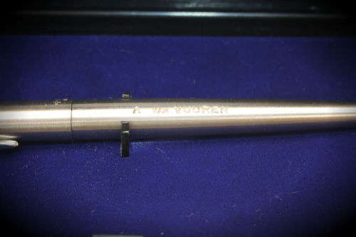Parker pen -no refill -with a name engraved - in wooden Box