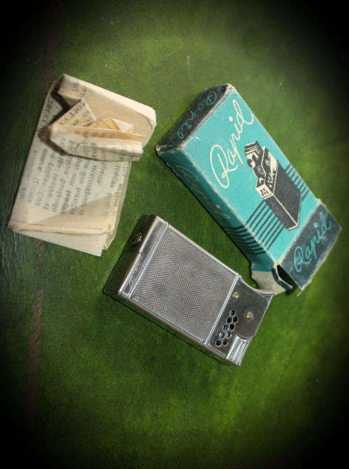 Vintage Rapid  Gas Lighter -in Box - never been used - needs Gas