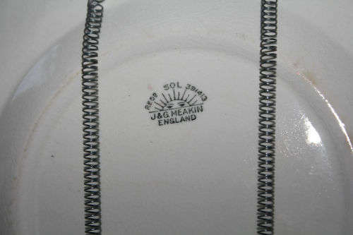 Vintage JandG Meakin Plate Regd SOL 391413 230mm