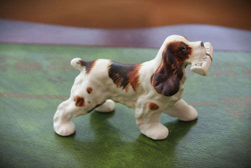 Vintage Collectable Dog Figurine by napco originals by giftcraft japan-52x75x28mm