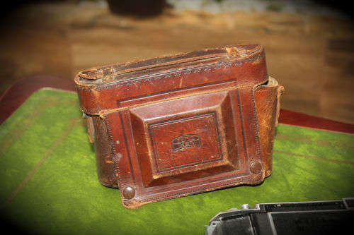1928 Zeiss Icon Super Ikonta Camera Compur Rapid Tessar 1:2,8 F=8cm Lens-with leather case