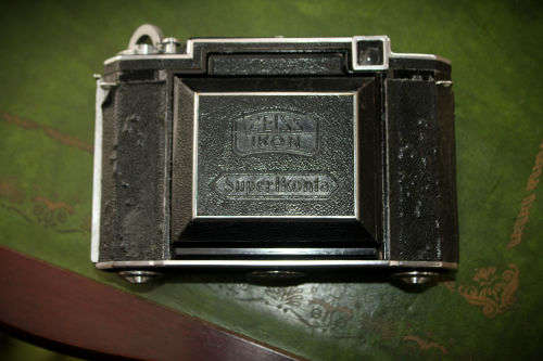 1928 Zeiss Icon Super Ikonta Camera Compur Rapid Tessar 1:2,8 F=8cm Lens-with leather case