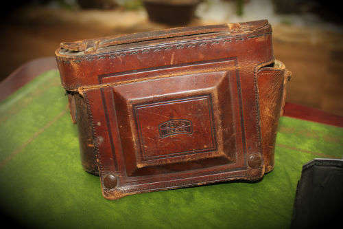 1928 Zeiss Icon Super Ikonta Camera Compur Rapid Tessar 1:2,8 F=8cm Lens-with leather case