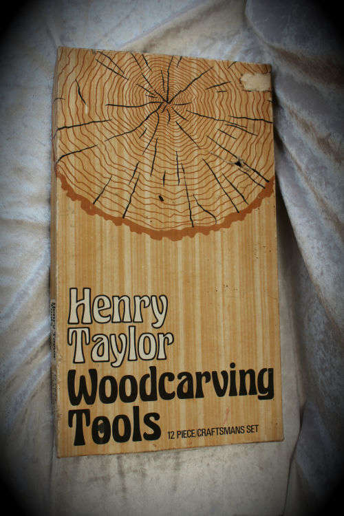 Vintage Henry Taylor Tools-12 Piece WoodCarving Craftsman set -Sheffield England still in box