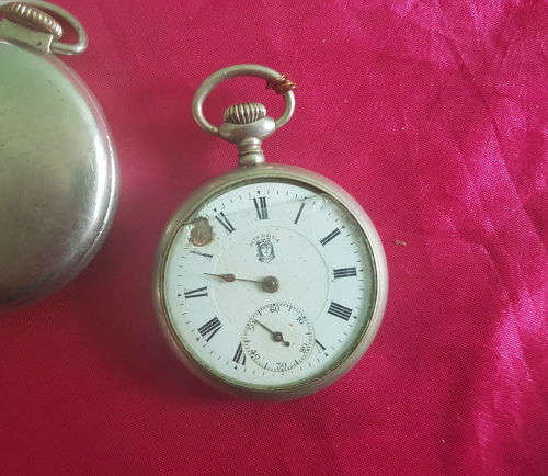 5 antique/Vintage Mechanical Pocket watches x 4 and 1 Stop watch -all need repairs