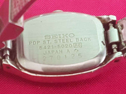 Vintage Ladies Seiko watch -Working-5421-5020 AO Japan 270125- new Battery