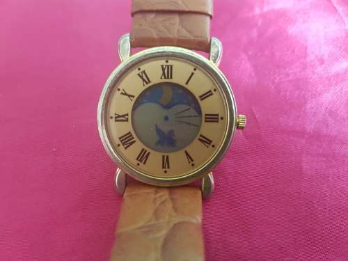 Vintage Readers Digest watch with leather strap- Working -new Battery