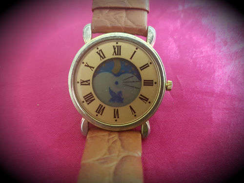 Vintage Readers Digest watch with leather strap- Working -new Battery