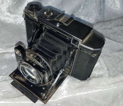 1928 Zeiss Icon Super Ikonta Camera Compur Rapid Tessar 1:2,8 F=8cm Lens-with leather case