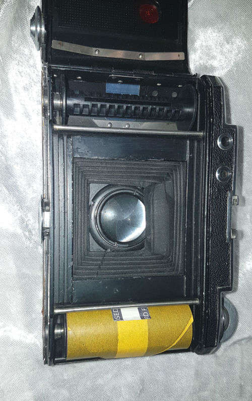 1928 Zeiss Icon Super Ikonta Camera Compur Rapid Tessar 1:2,8 F=8cm Lens-with leather case