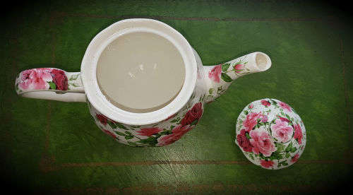 Victorian ROSE By William James Fine Stoneware Teapot 190x245x140mm