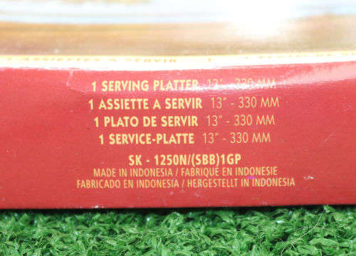 Sandblast ROMANCE ROSE Serving Platter 330mm made in Indonesia  still in box