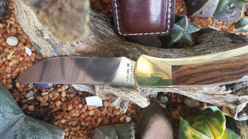 1980's Gerber 97223 Folding Knife Portland OR. USA . with Sheath as new