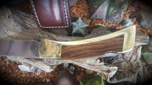1980's Gerber 97223 Folding Knife Portland OR. USA . with Sheath as new