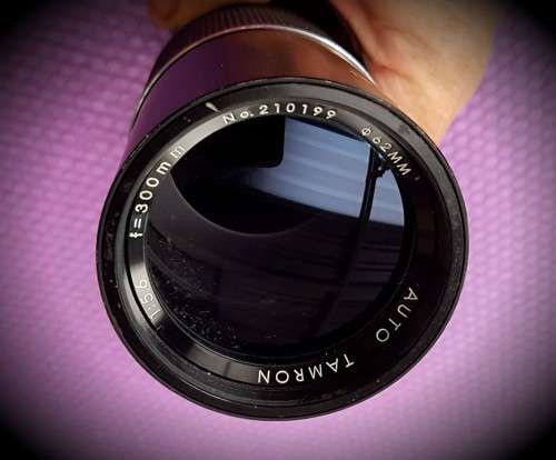 Auto Tamron f300mm 1:56 -62mm No. 210199m Lens- m42 screw in mount