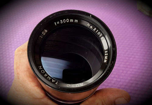 Auto Tamron f300mm 1:56 -62mm No. 210199m Lens- m42 screw in mount