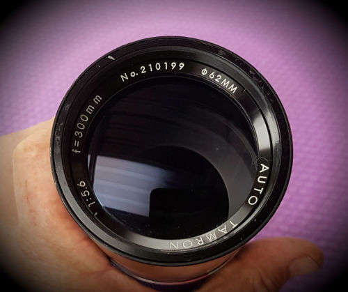 Auto Tamron f300mm 1:56 -62mm No. 210199m Lens- m42 screw in mount