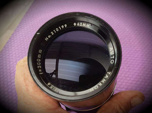 Auto Tamron f300mm 1:56 -62mm No. 210199m Lens- m42 screw in mount