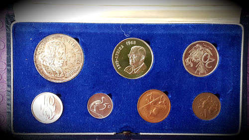 1968 - Short Proof Set -SA Munt - Silver R1