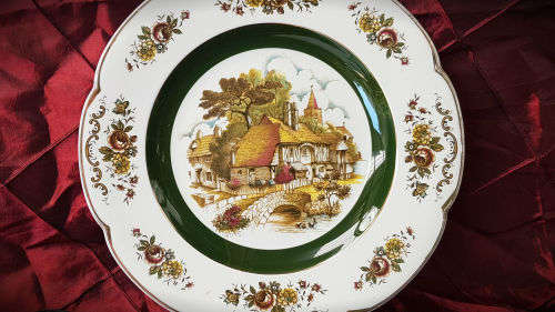 Ascot Service Plate by Wood and Sons A Decorative Wall Plate 270mm