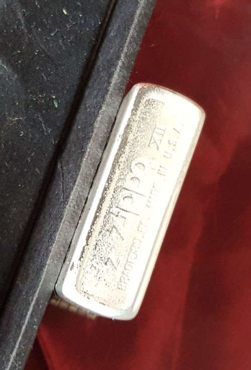 Zippo USA Lighter 2895 kit in box FORD Logo-Fluid leather sheath belt clip ..lighter still sealed