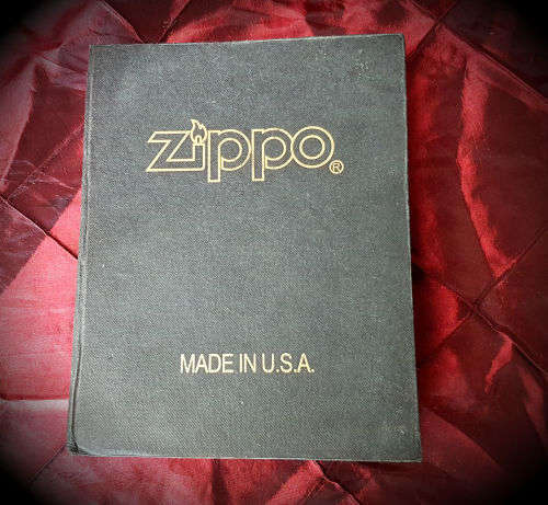Zippo USA Lighter 2895 kit in box FORD Logo-Fluid leather sheath belt clip ..lighter still sealed