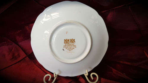 Small Vintage Paragon Plate 113mm Fine Bone China,by appointment - see Crack