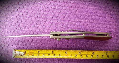 Stainless steel Folding knife with sheath