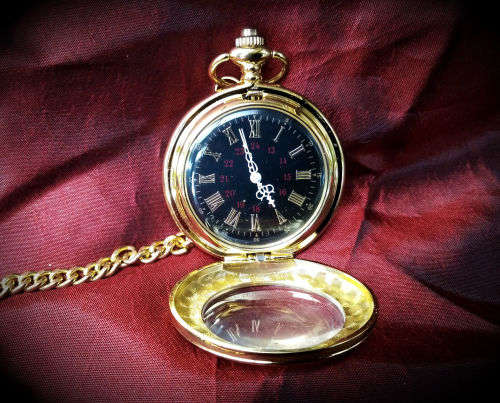 Unmarked Pocket watch on Chain ..working