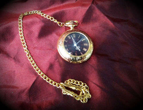 Unmarked Pocket watch on Chain ..working