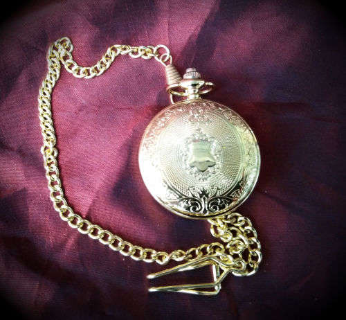 Unmarked Pocket watch on Chain ..working