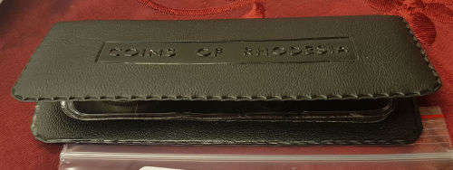1970-1976 Rhodesia UNCIRCULATED 7 Coins set in Coin Wallet as issued by Rhodesian Mint