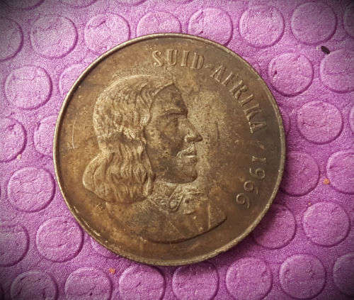 1966 South Africa Silver (.800) R1 Afrikaans Legend