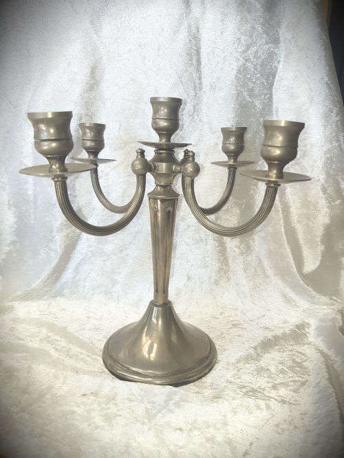 Vintage Silver plate Candelabra 250x270mm  -1.480kg