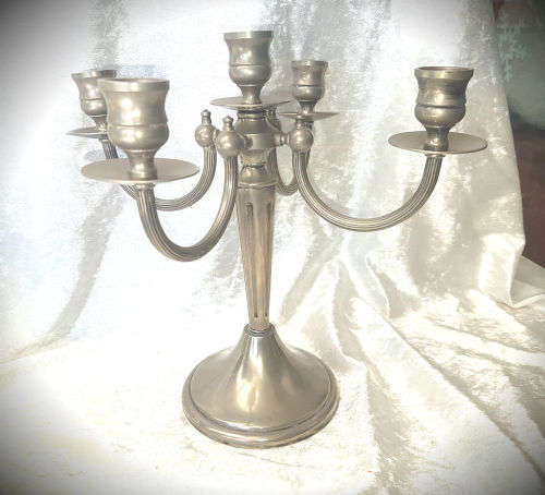 Vintage Silver plate Candelabra 250x270mm  -1.480kg