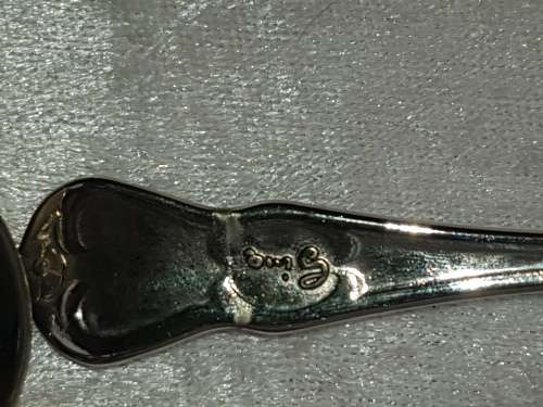 9 EPNS Sina or Gina teaspoons 116mm