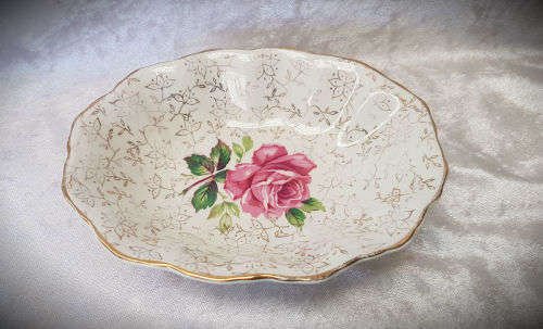 Vintage Midwinter Semi-Porcelain tray Stafordshire England 35mmx145x118mm