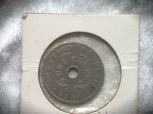 1941 Southern Rhodesia one Penny Circulated