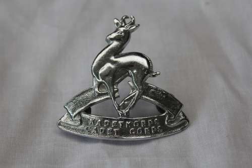 South Africa Military Army Defence Force Badge Kadet Korps Cadet Corps badge