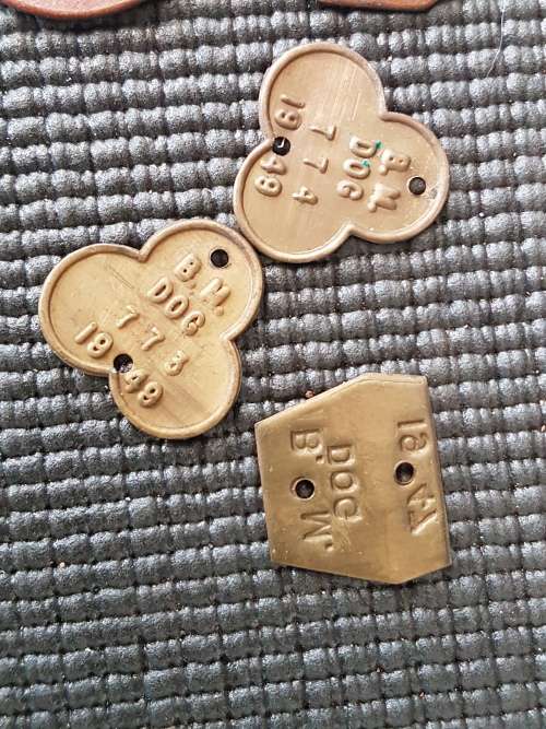 Collection of  WW2 Dog tags