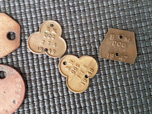 Collection of  WW2 Dog tags