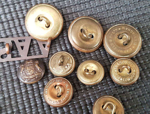 lot of old South African Military Badges and Buttons as in photos