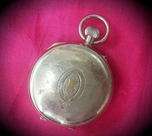 1800's Antique Swiss Made Liga Best Centre Seconds Chronograph Pocket watch- working
