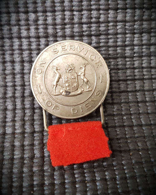 WW2 SADF On Service/Op Diens badge