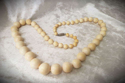 Vintage Ivory Necklace 600mm